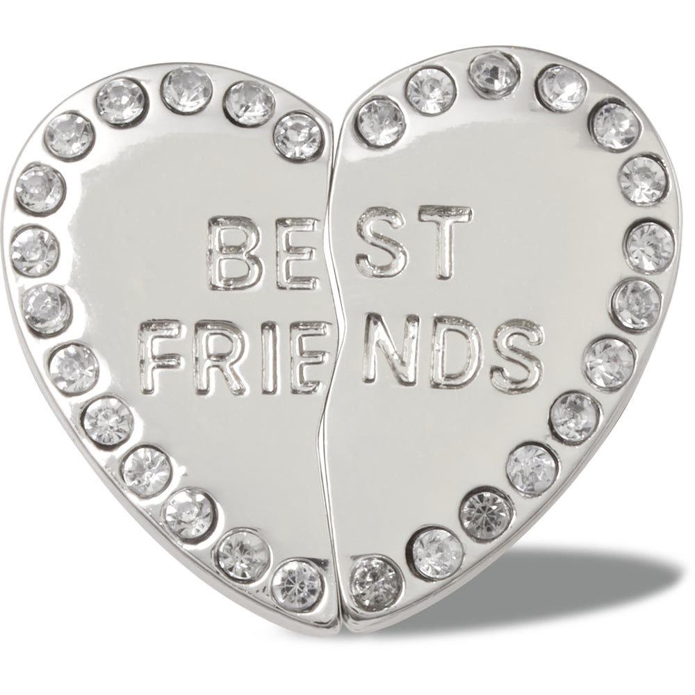 Jibbitz Unisex Silver Best Friends Joyeria Crocs Guatemala