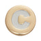 Jibbitz Gold Letter C Unisex Adult