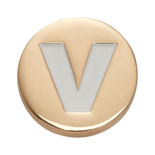 Gold Letter V