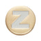Jibbitz Gold Letter Z Unisex