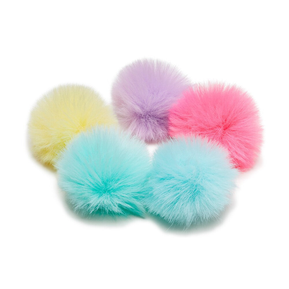 Jibbitz Unisex Bright Color Puff Ball 5-pack Joyería