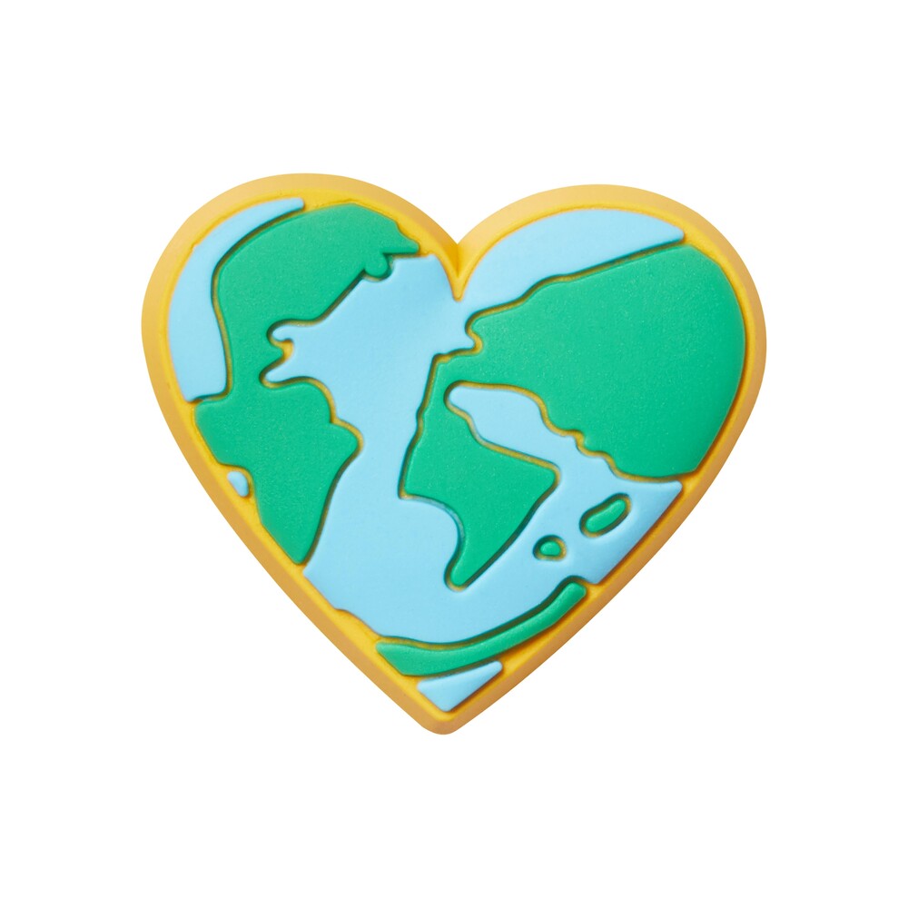 Jibbitz Unisex Earth Heart Naturaleza