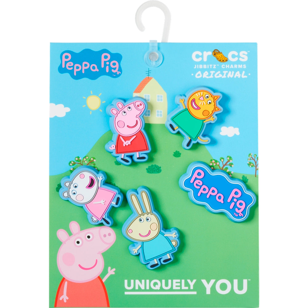 Jibbitz Unisex Peppa Pig 5 Pack Personajes