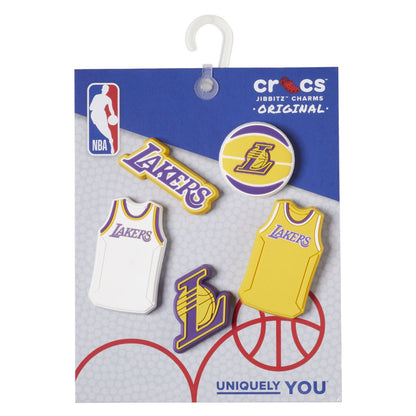 Jibbitz Nba Los Angeles Lakers 5 Pack