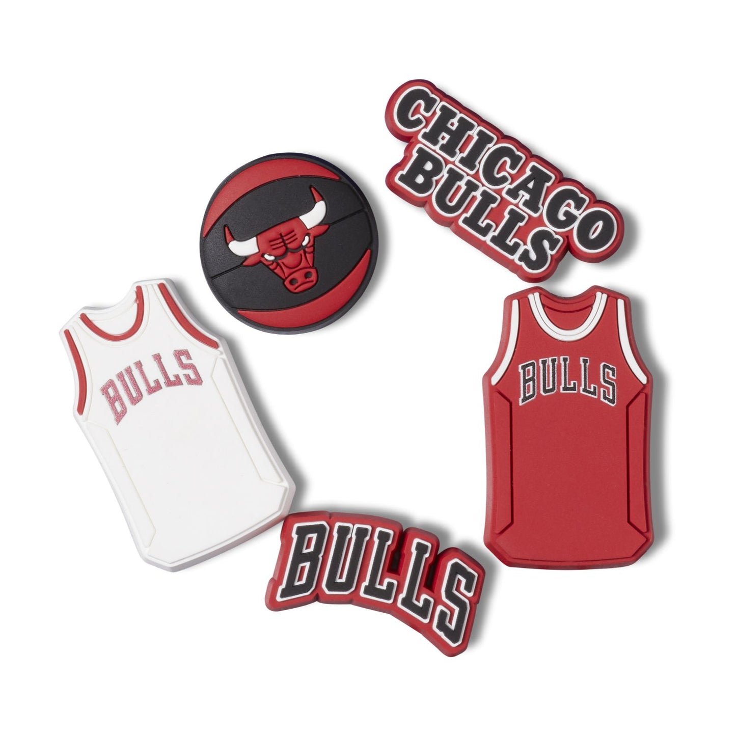 Jibbitz Nba Chicago Bulls 5 Pack