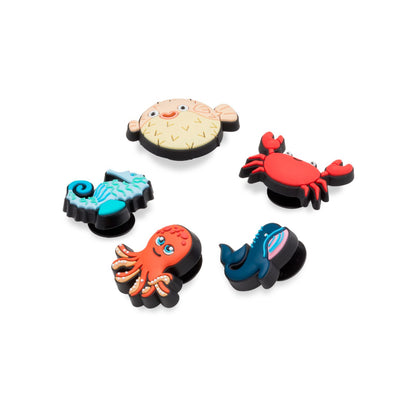 Jibbitz-10011401 Sea Friends 5 Pack Unisex Adult