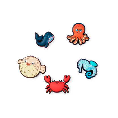 Jibbitz-10011401 Sea Friends 5 Pack Unisex Adult