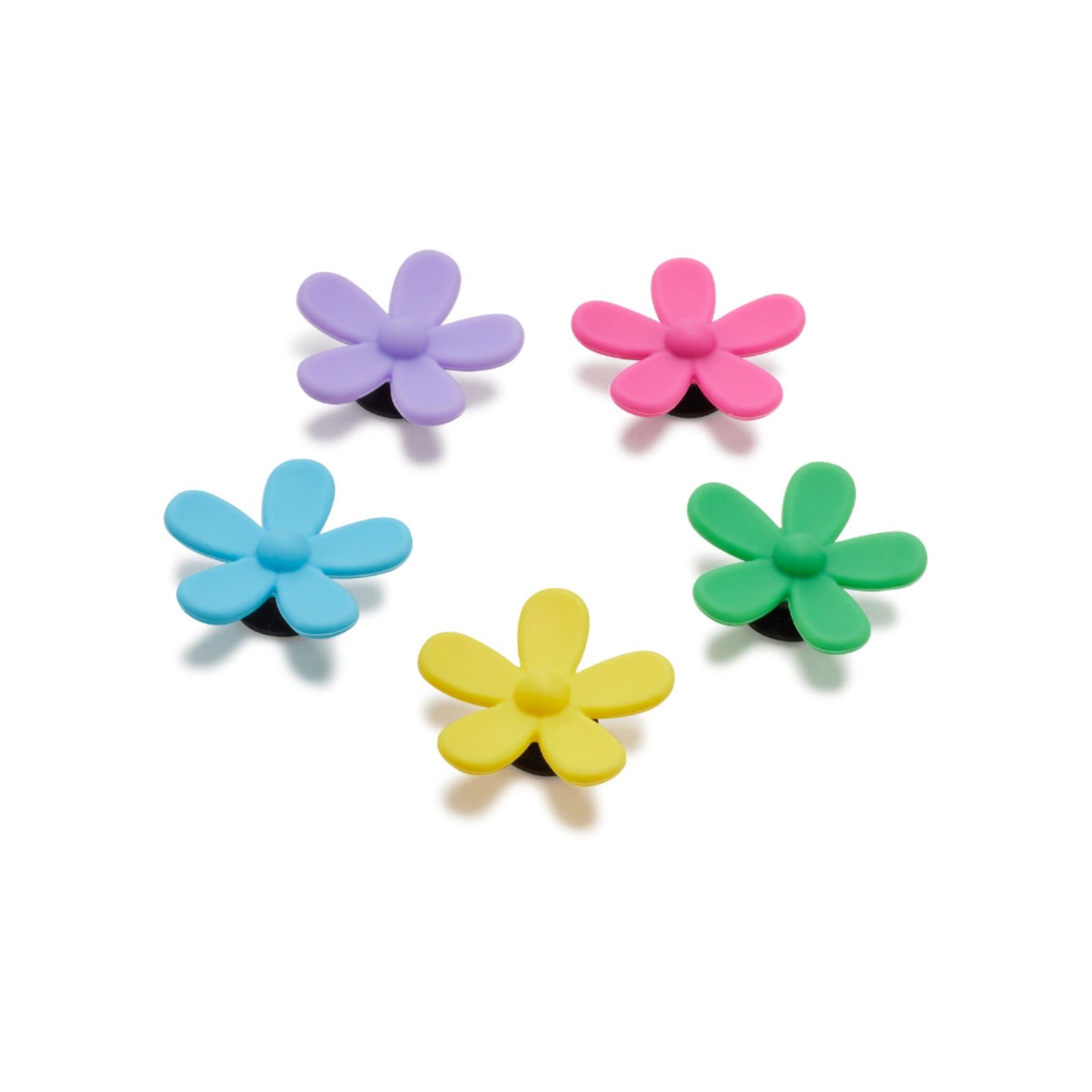 Jibbitz-10011431 Flower Power 5 Pack Unisex Adult