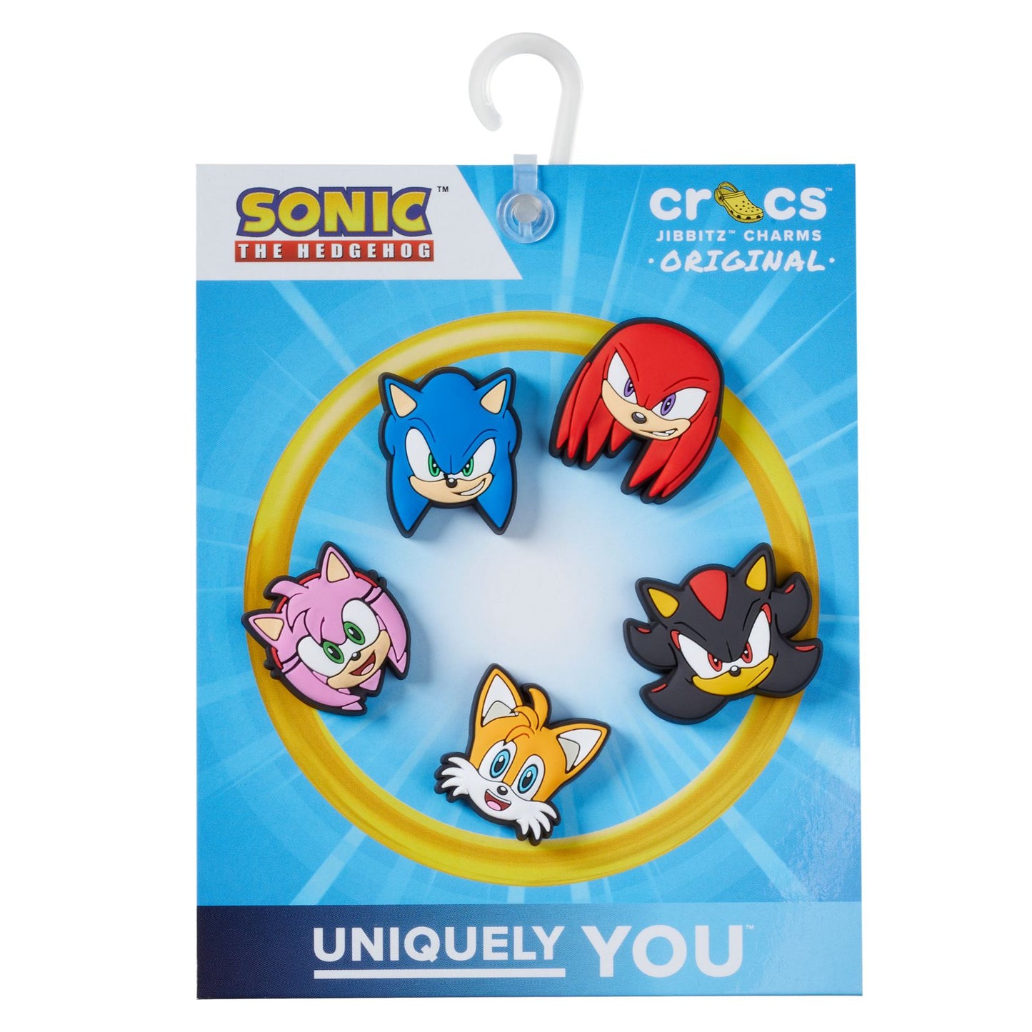 Sonic The Hedgehog 5pck Unisex Jibbitz