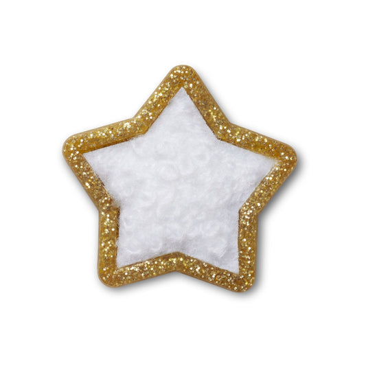 Jibbitz-10011644 Glitter Star Patch Unisex Unisex