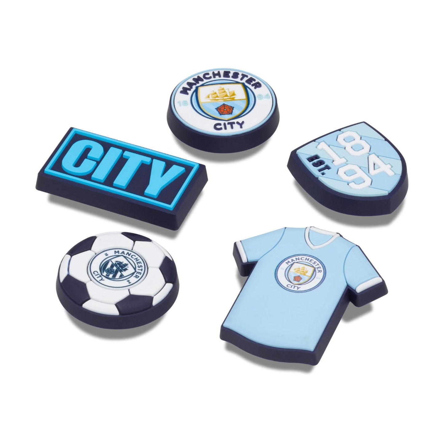 Jibbitz Manchester City 5 Pack
