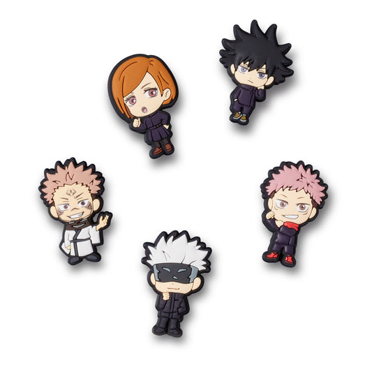 Jujutsu Kaisen 5pck Unisex Multi Jibbitz