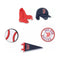 Mlb Boston Red Sox 5pck Unisex Jibbitz