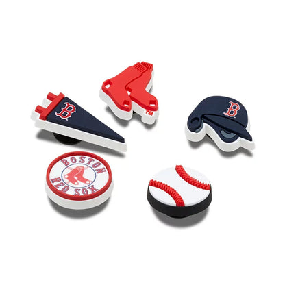 Mlb Boston Red Sox 5pck Unisex Jibbitz