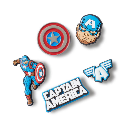 Jibbitz Captain America 5 Pack