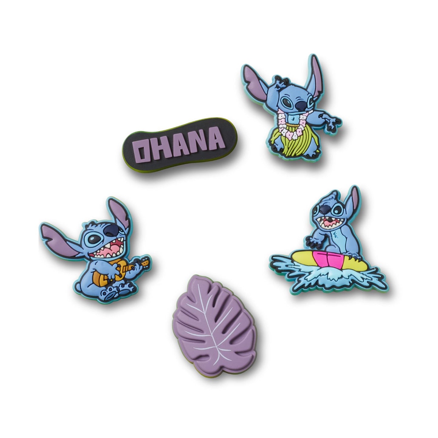 Jibbitz Stitch Tropical 5 Pack