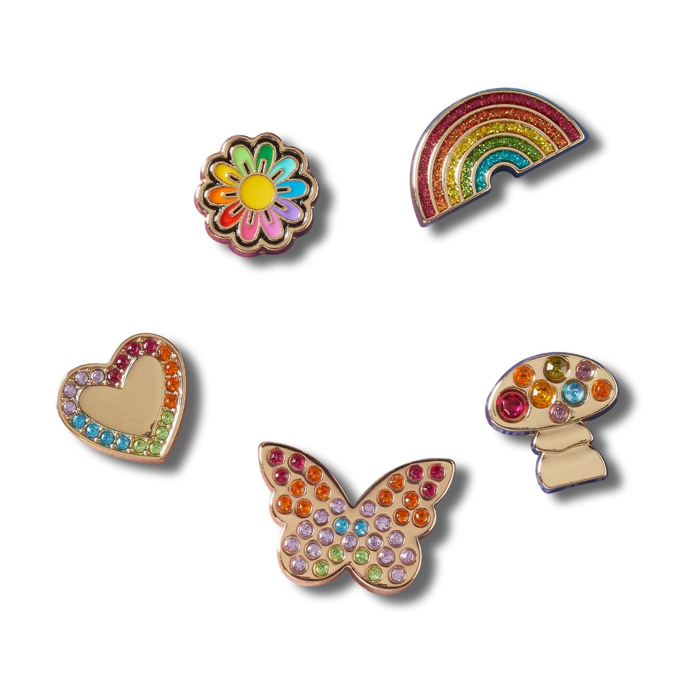 Rainbow Elvtd Festival 5 Pack No Aplica Jibbitz