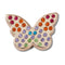 Jibbitz Gold Rainbow Encrstd Butterfly