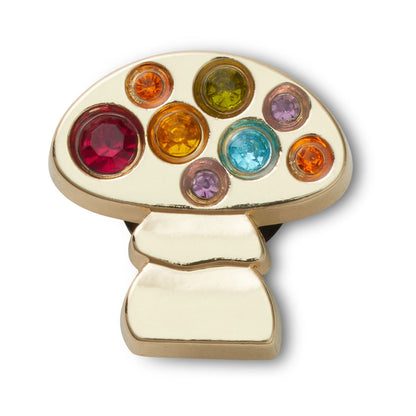 Jibbitz Festival Gold Rainbow Mushroom Unisex
