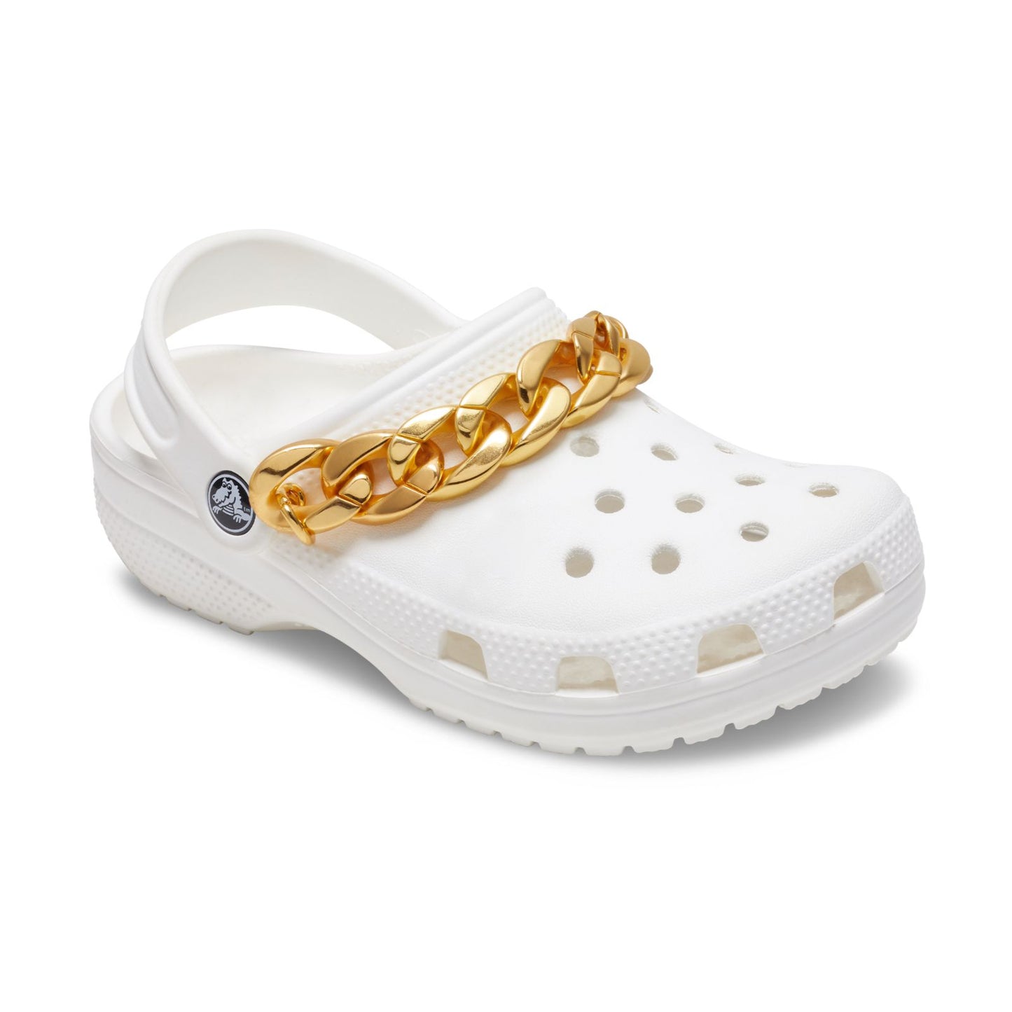 Gold Cuban Strap Chain No Aplica Jibbitz