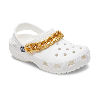 Gold Cuban Strap Chain No Aplica Jibbitz