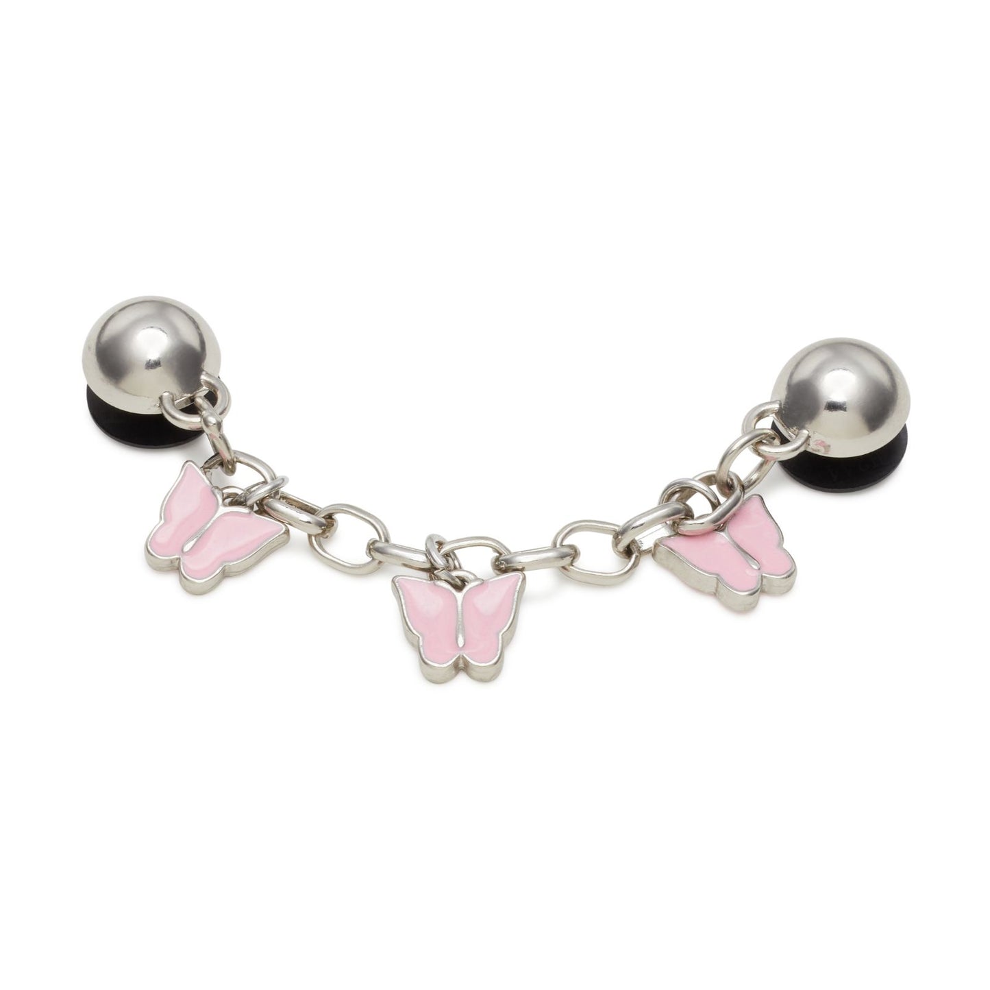 Jibbitz Goth Girl Butterfly Chain