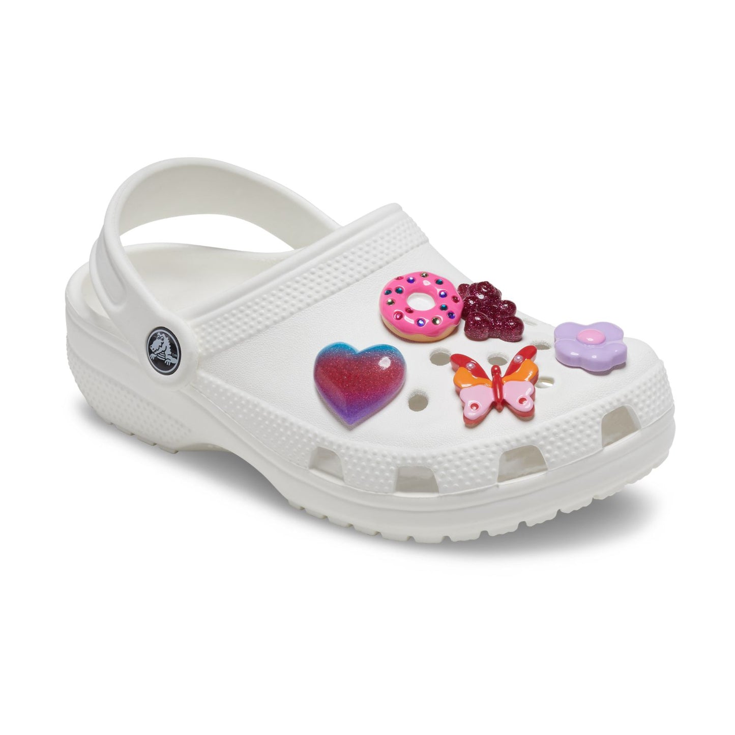 Jibbitz Purple And Pink Fun 5 Pack