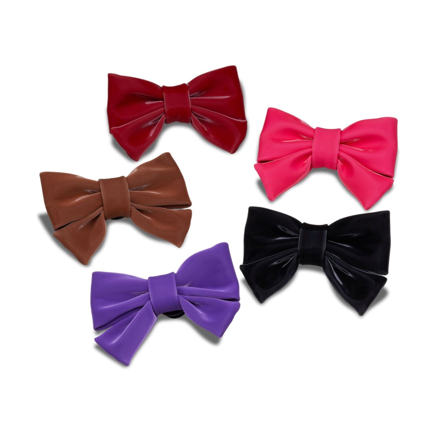 Jibbitz Solid Romantic Bow 5 Pack