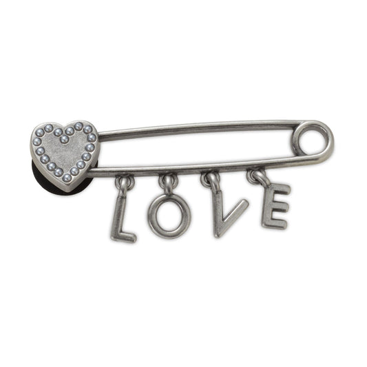 Jibbitz Love Safety Pin