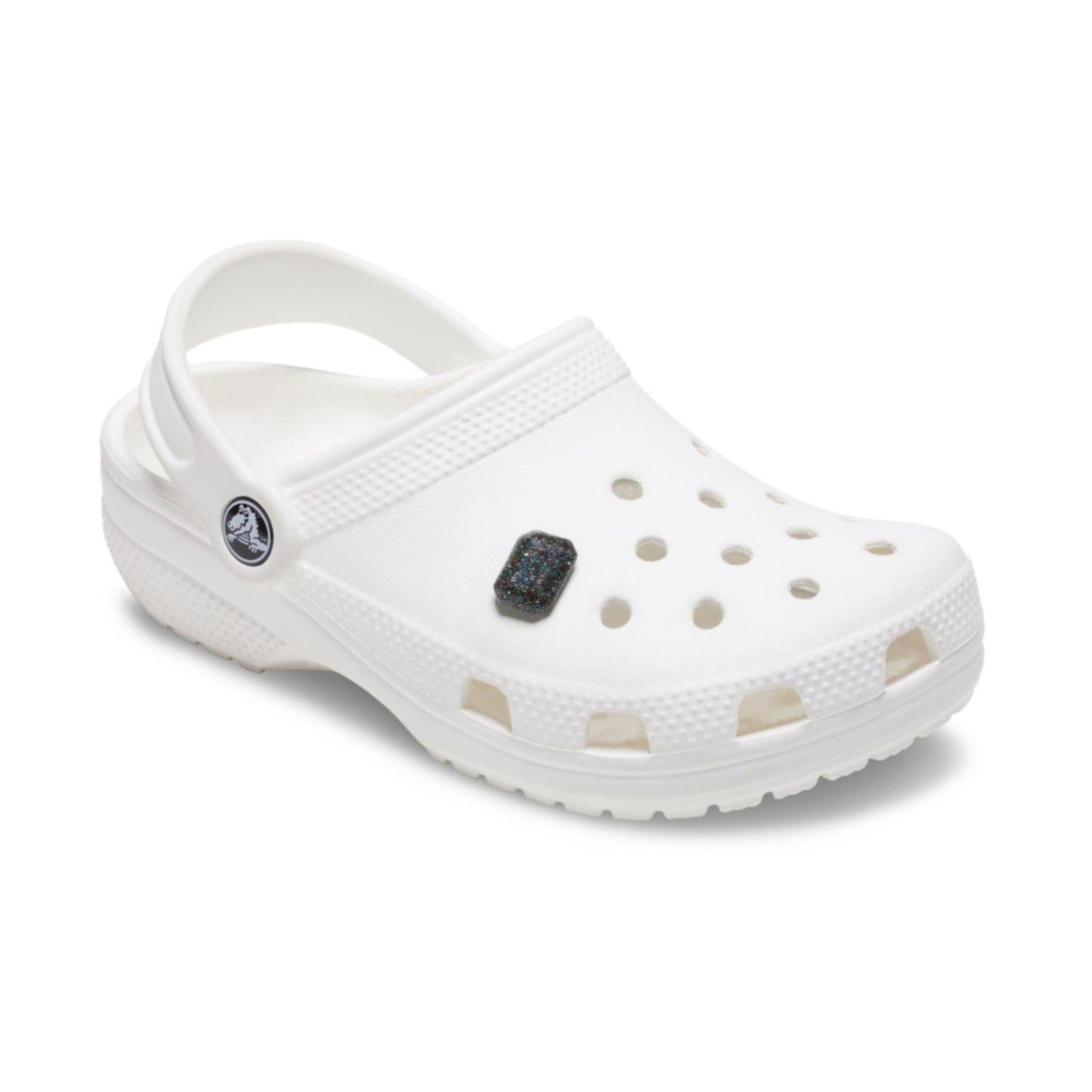 Jibbitz Black Rainbow Glitter Gem Unisex Multi