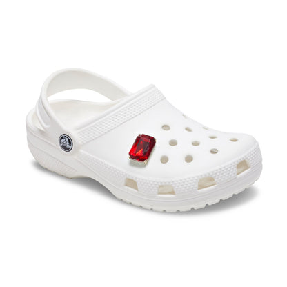 Ruby Square Gem Unisex Multi Jibbitz
