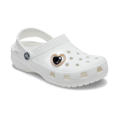 Jibbitz Black Gem Pearl Heart Unisex Multi