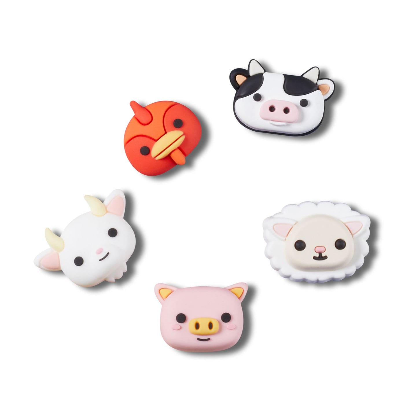 Jibbitz 3d Farm Animal Faces