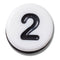 Jibbitz Number Two Tiny Friendship Unisex Multi