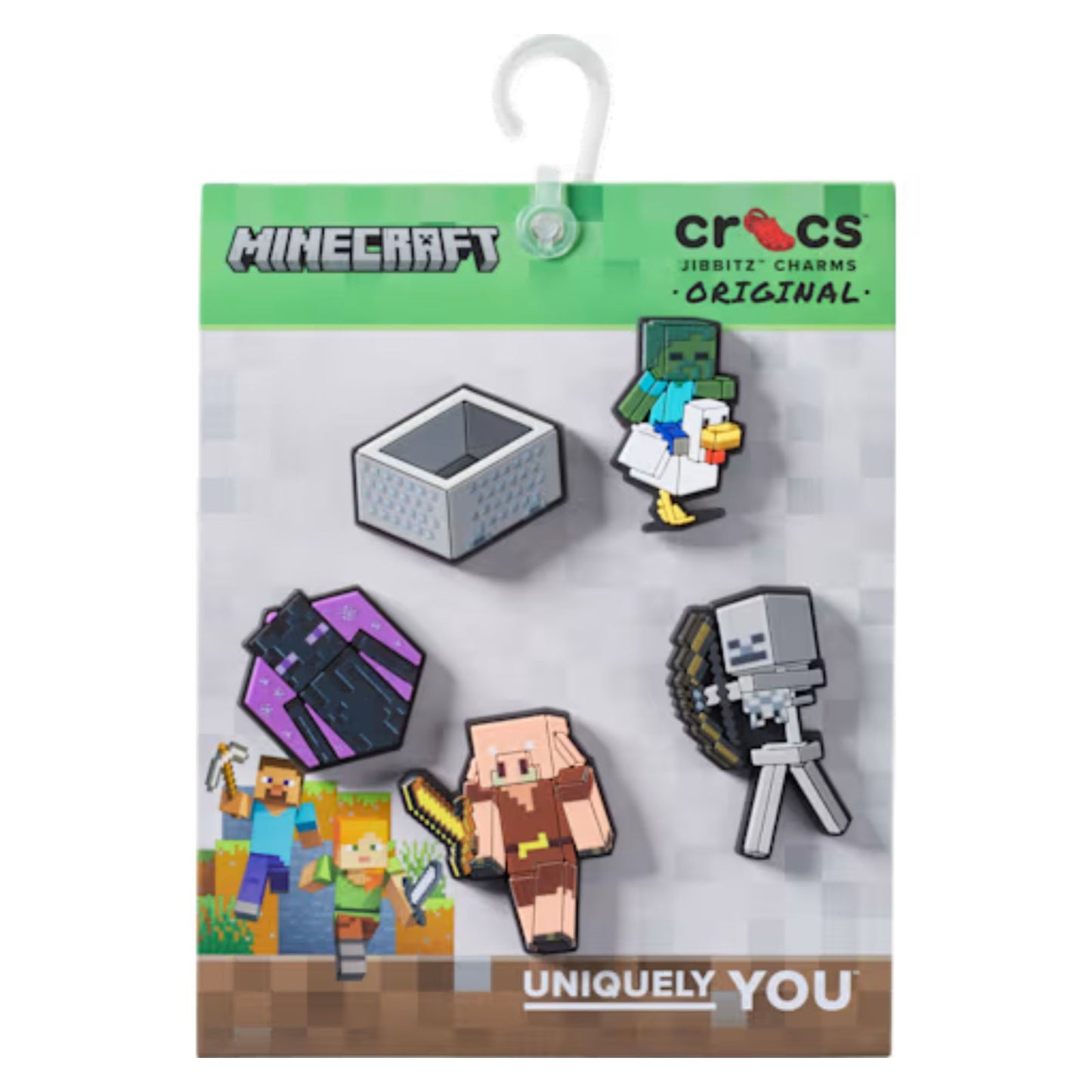Minecraft 5 Pack Unisex Multi Jibbitz