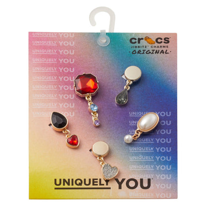 Dropped Gem 5 Pack Unisex Multi Jibbitz