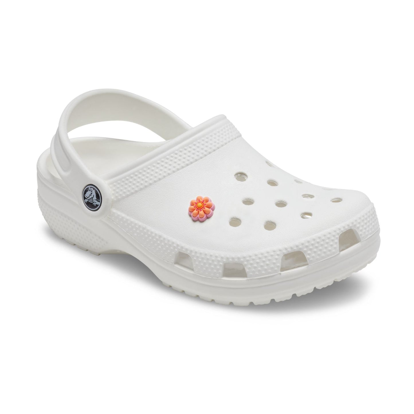 Tiny Orange And Pink Flower Unisex Multi Jibbitz