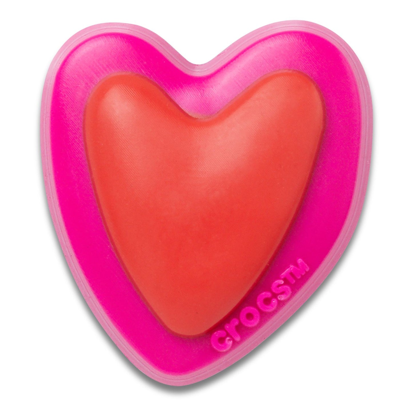 Double Heart Unisex Multi Jibbitz