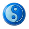 Jibbitz Light And Dark Blue Yin Yang