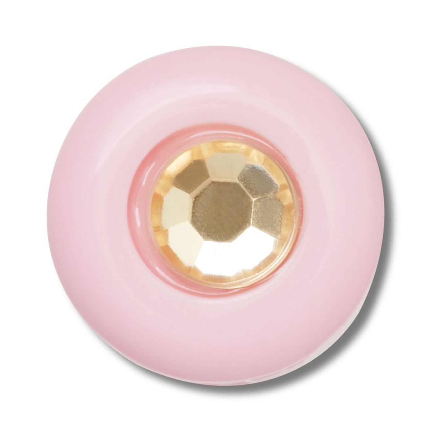 Jibbitz Pink And Yellow Acrylic Gem Unisex Multi