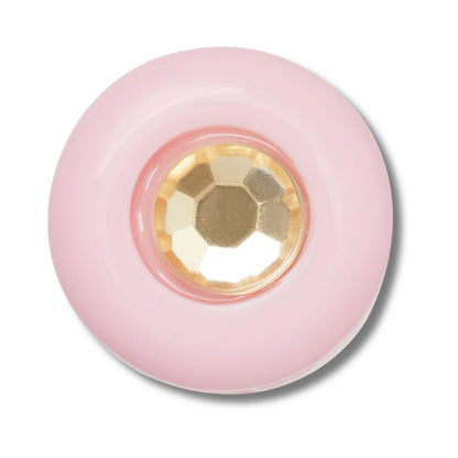 Jibbitz Pink And Yellow Acrylic Gem Unisex Multi