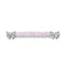 Jibbitz Lace And Pink Ribbon Chain