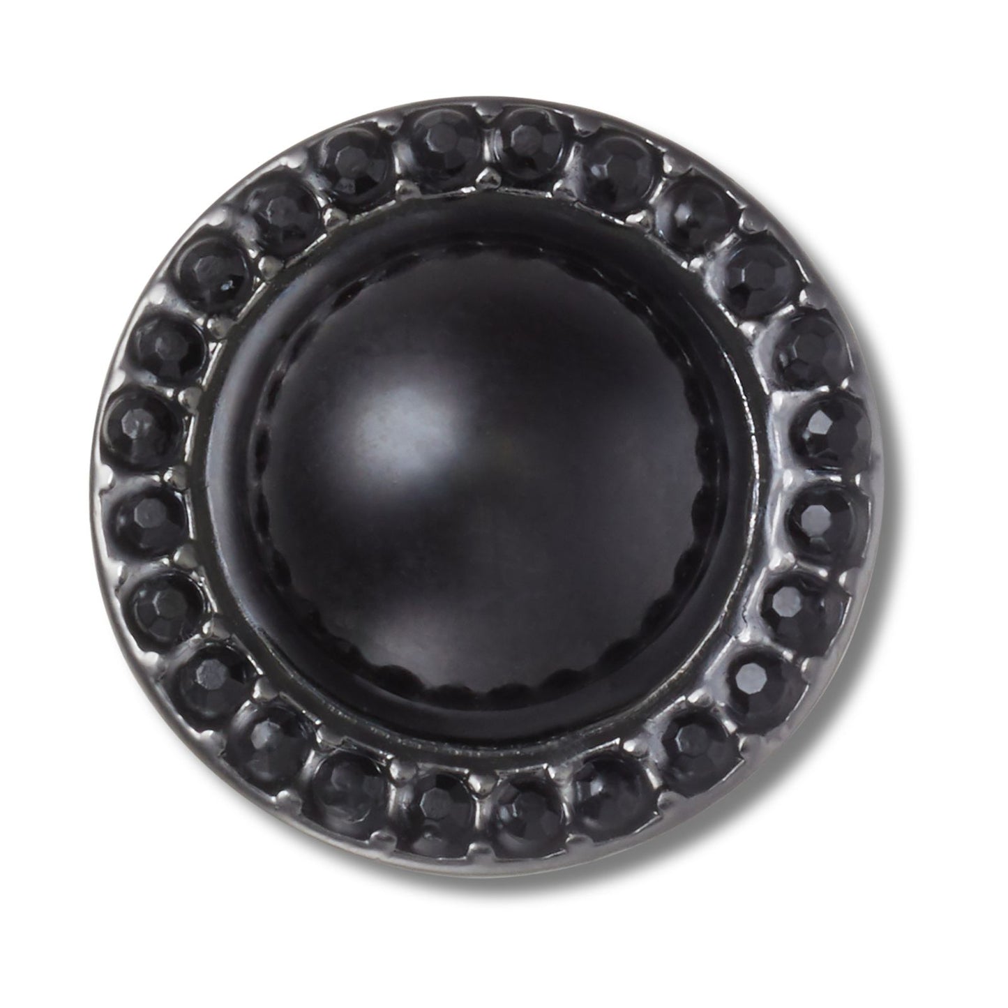 Jibbitz Black Dome With Gems