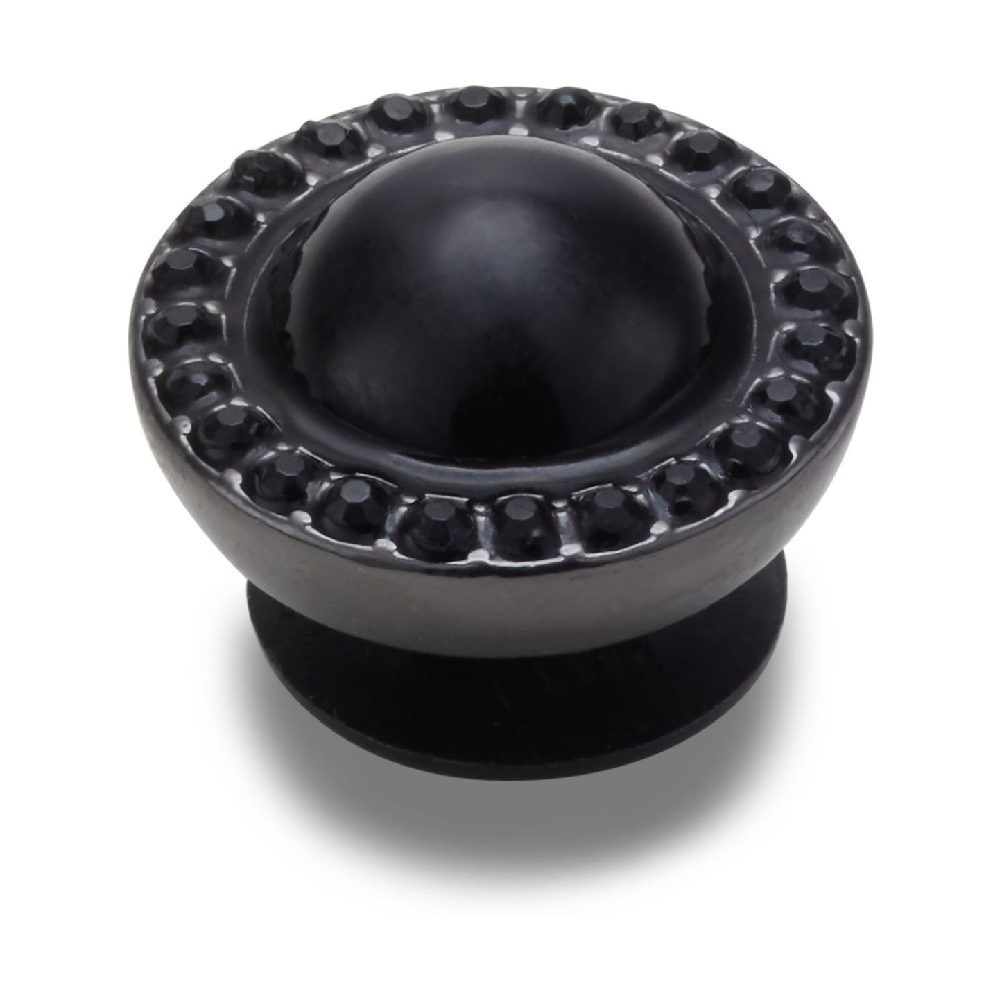 Jibbitz Black Dome With Gems Unisex Multi