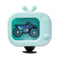 Jibbitz Motorcycle Tv Flashlight Unisex Multi