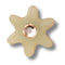 Jibbitz Tan Flower With Gem Unisex Multi