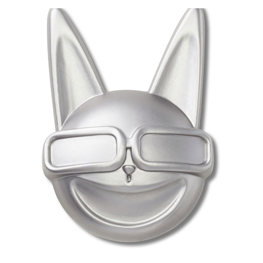 Jibbitz Punk Silver Bunny