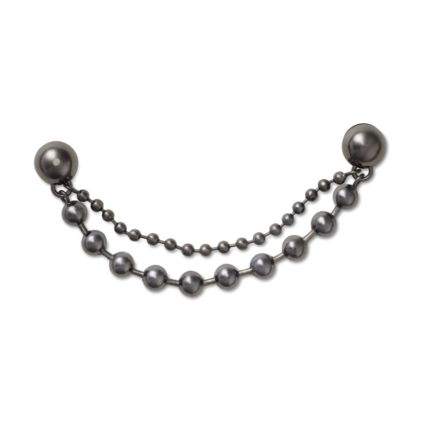 Jibbitz Double Black Gem Chain