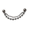 Jibbitz Double Black Gem Chain