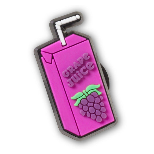 Grape Juice Box Unisex Multi Jibbitz
